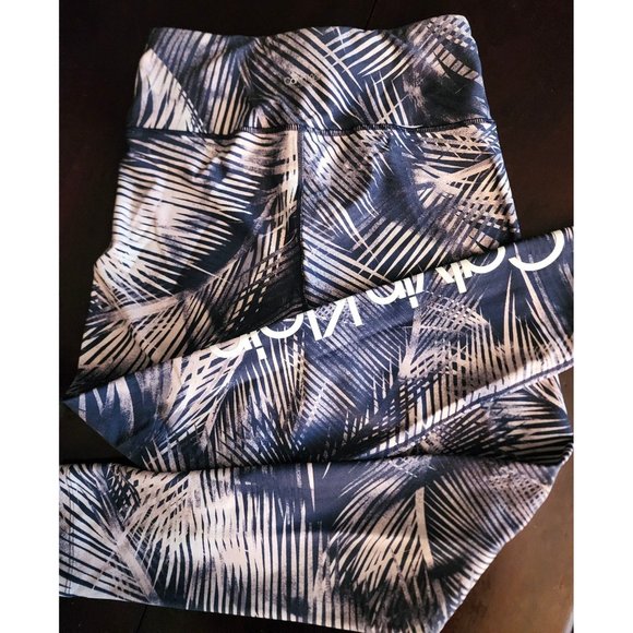 Calvin Klein Performance cropped Leggings Palm print Small - Picture 8 of 8